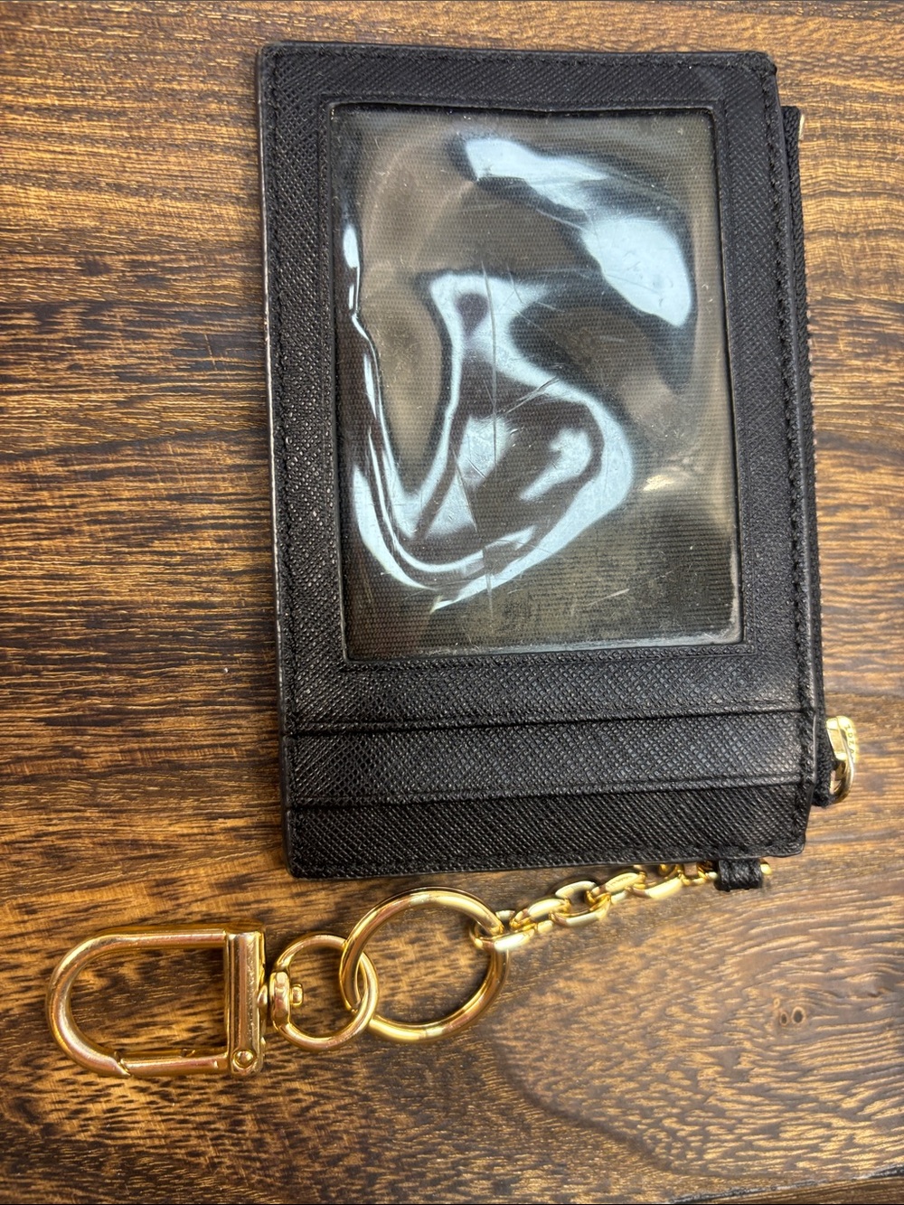 Tory Burch Black Saffiano Wallet with Gold Hardware - Picture 5 of 8